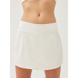 Outdoor Voices Hudson White Tennis Skirt